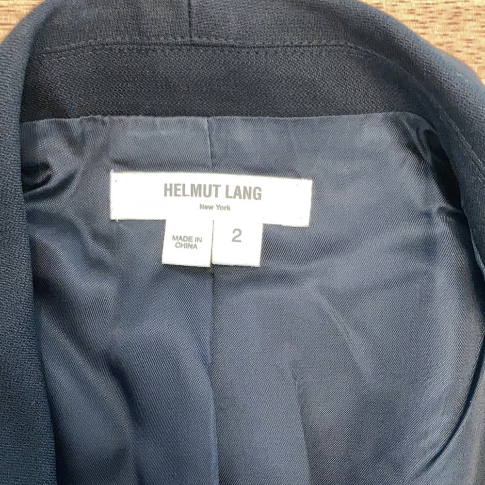 Asymmetrical Hem Tuxedo By Helmut Lang - image 8